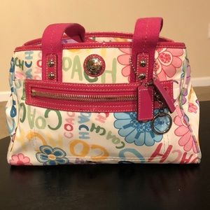 Coach Floral Handbag